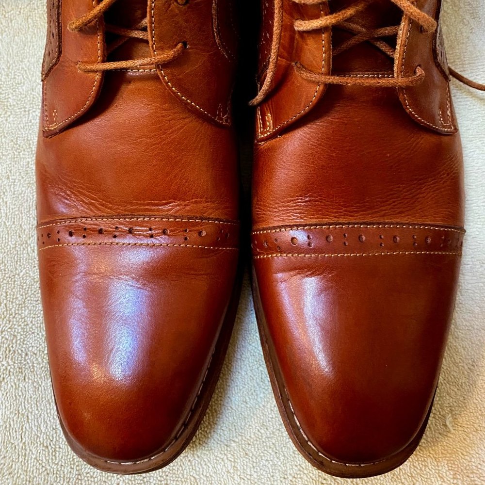 Men's Arkbird Fashion Oxford Boots - Brown Leather Ankle Boot